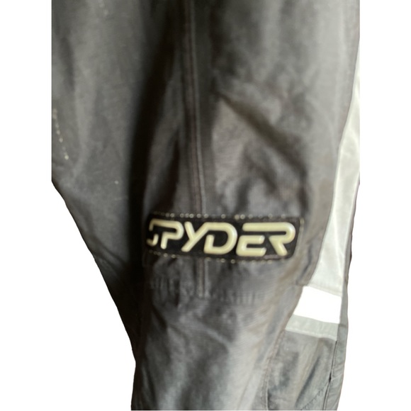 MEN SPYDER Black Snow Insulated Ski Overalls - Picture 5 of 5